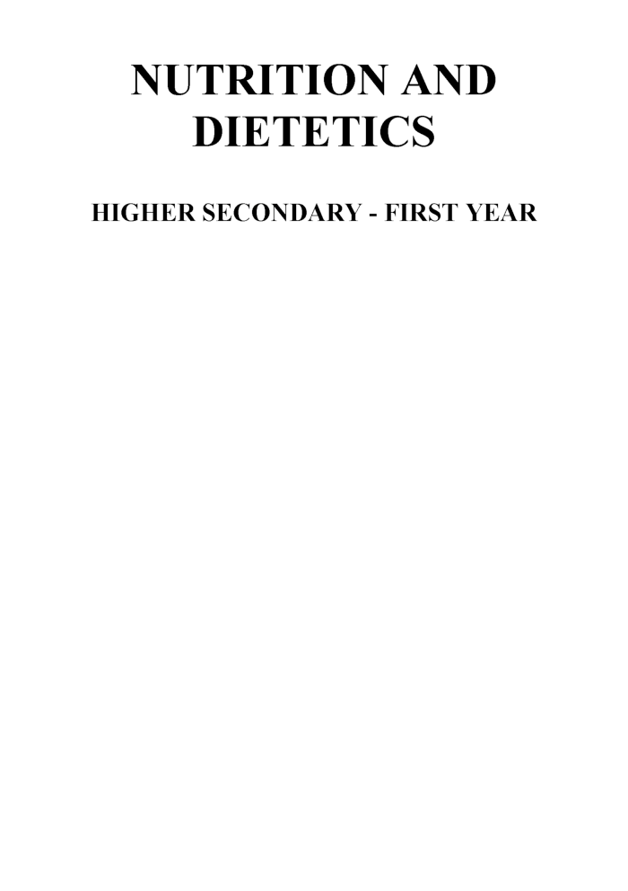 UGC NET Home Science Study Material Nutrition And Dietetics - Page 2