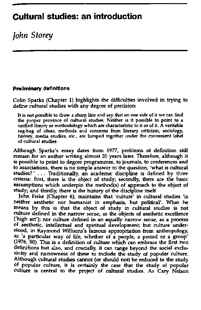 UGC NET English Study Material Cultural Studies - Page 3