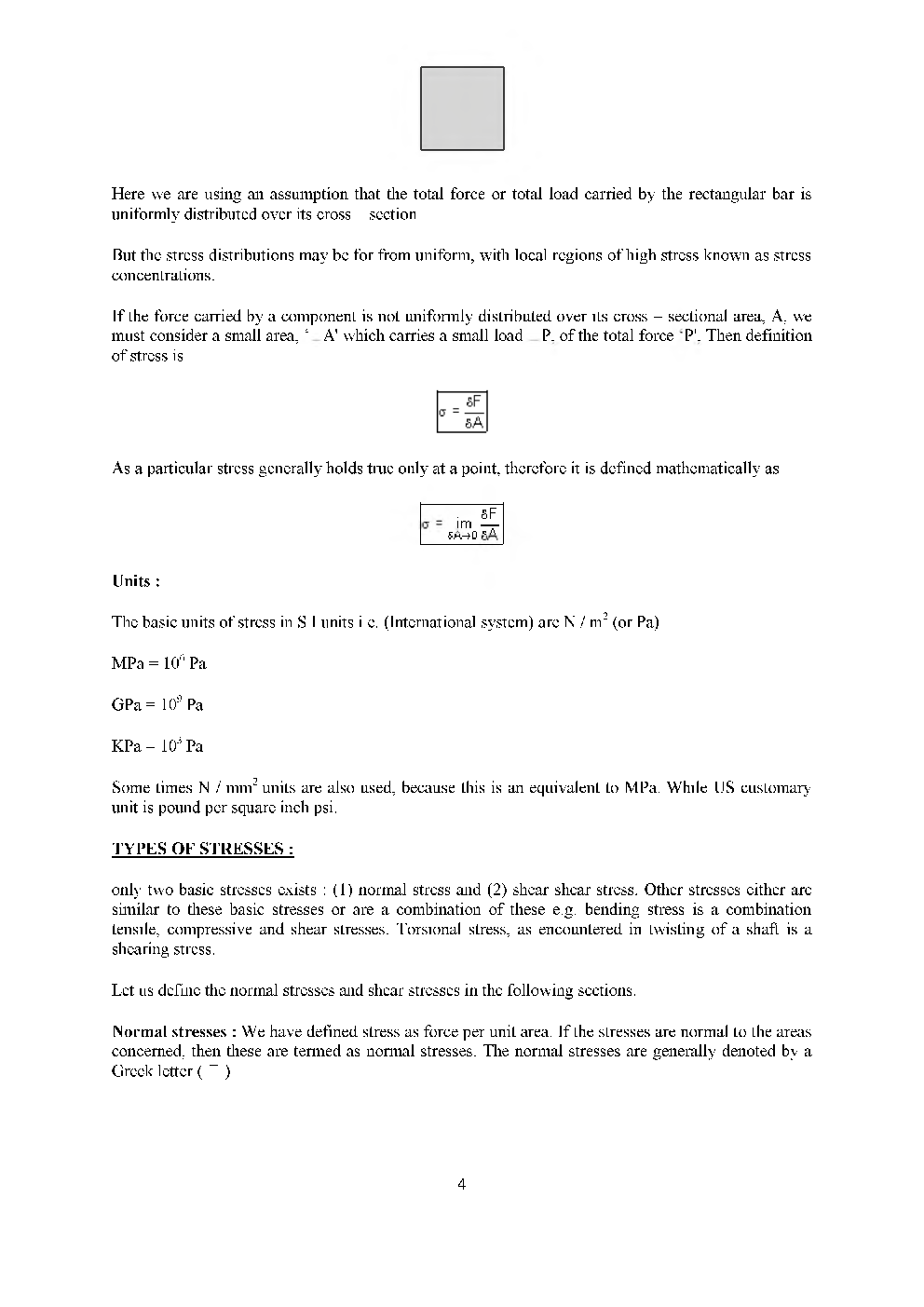 IES Civil Paper-1 Study Material Solid Mechanics - Page 4