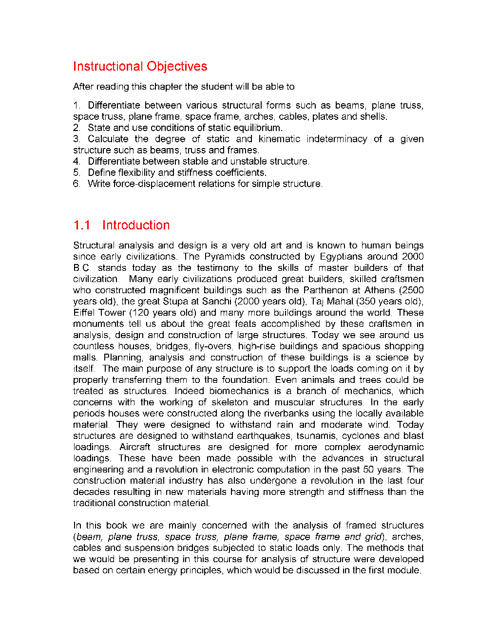 IES Civil Paper-1 Study Material Structural Analysis - Page 3