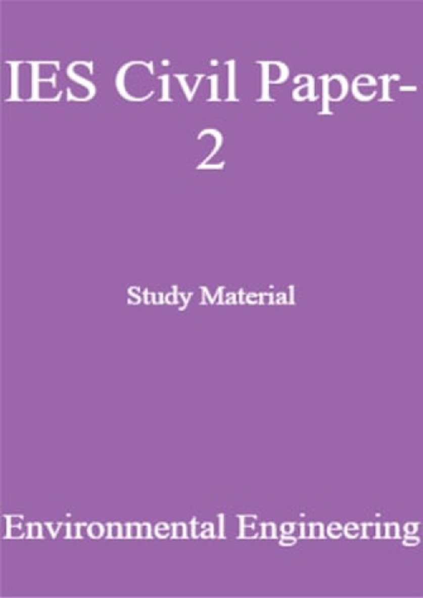 IES Civil Paper-2 Study Material Environmental Engineering - Page 1