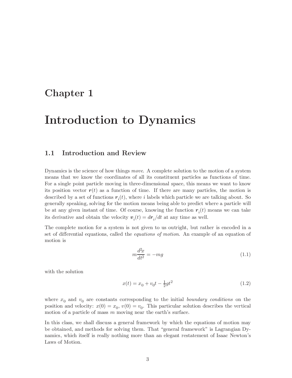 CSIR NET Classical Mechanics Part-1 Study Material For Physical Science - Page 2