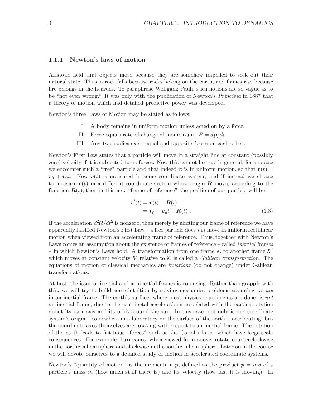 CSIR NET Classical Mechanics Part-1 Study Material For Physical Science - Page 3