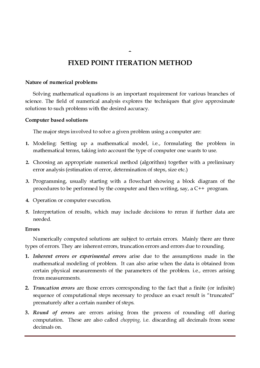 CSIR NET Mathaematical Science Study Material For Ordinary Differential Equations (ODEs) - Page 2