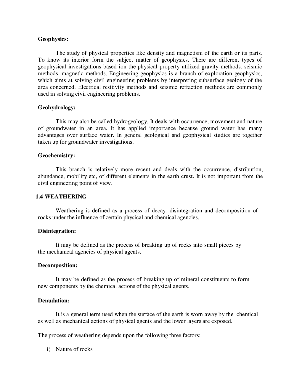 CSIR NET Study Material Earth science Geology Part-II - Page 5