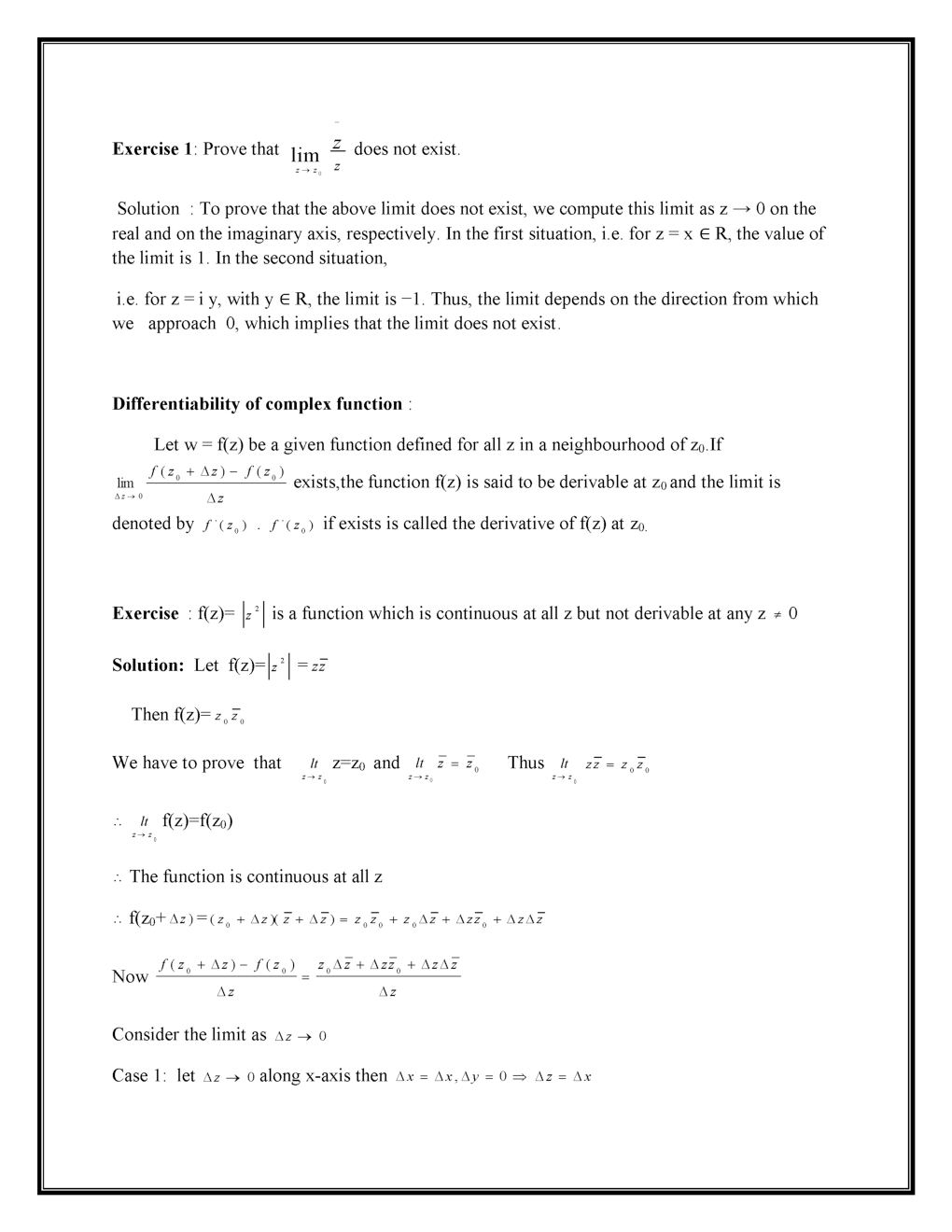 VTU Civil 4th Sem Study Material Complex Analysis, Probability and Statistical Method - Page 3