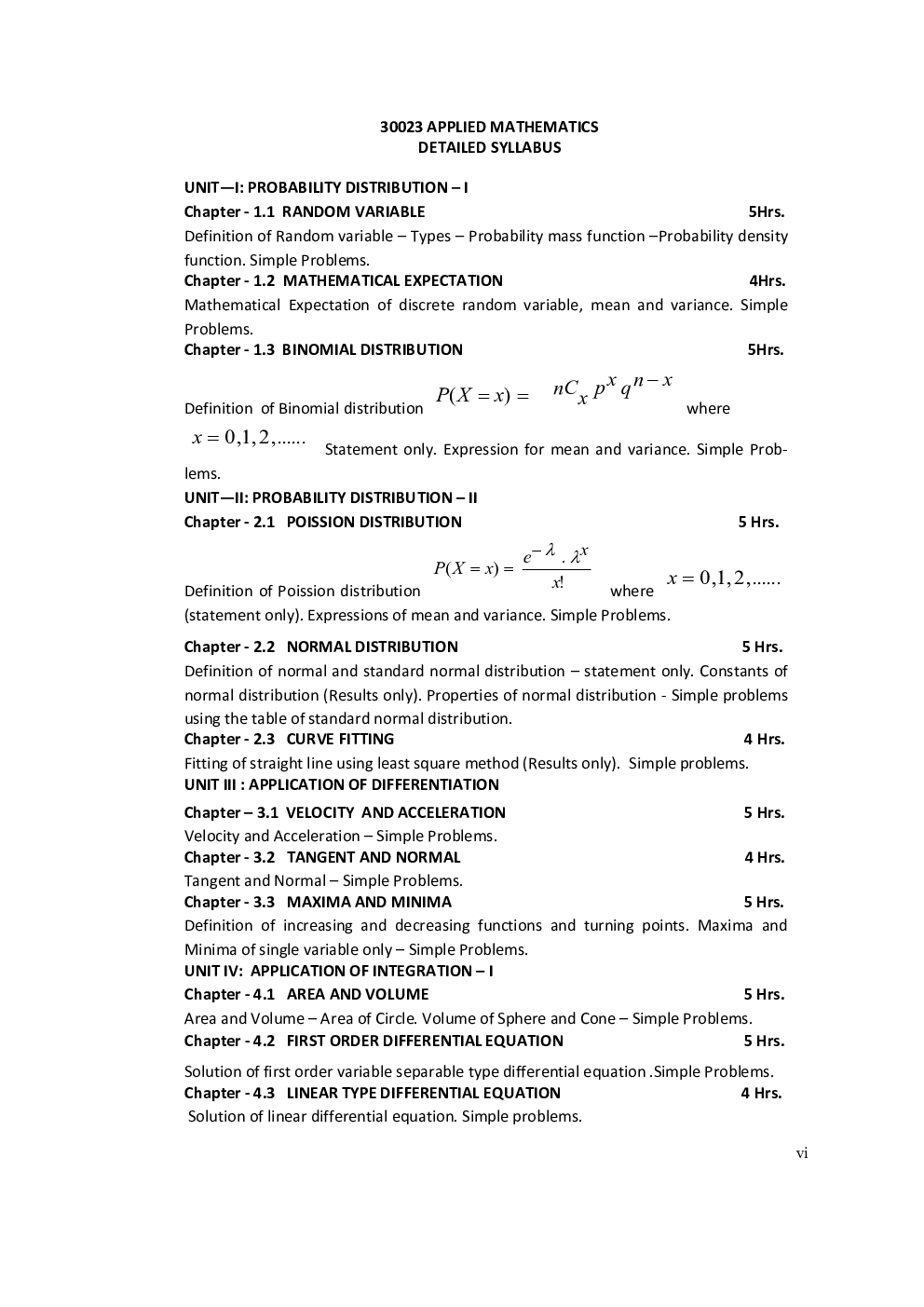 VTU Civil 4th Sem Study Material Additional Mathematics-II - Page 4