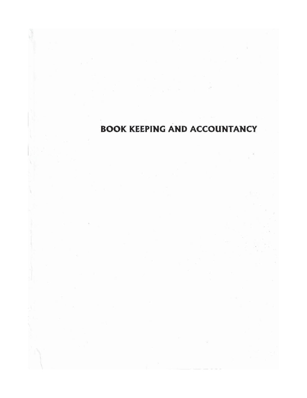 Book Keeping And Accountancy - Page 2