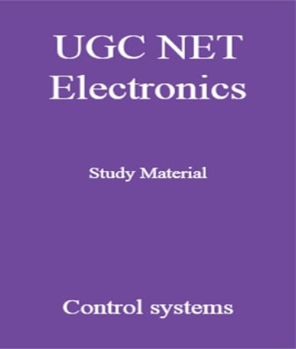 UGC NET Electronics Study Material Control systems - Page 1