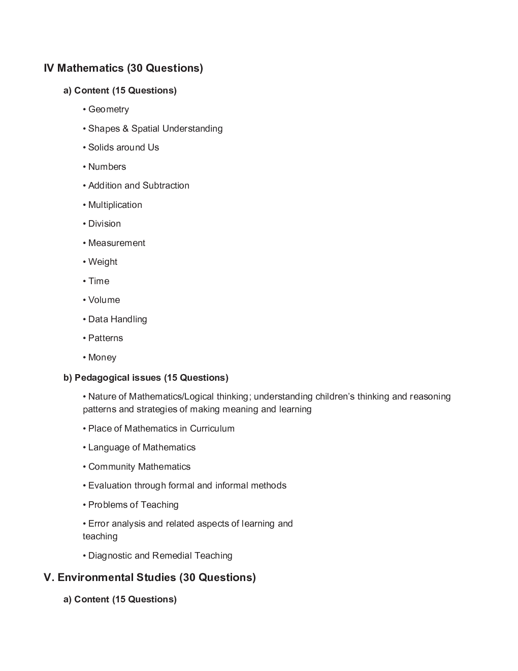 CTET Syllabus 2021 - Page 5