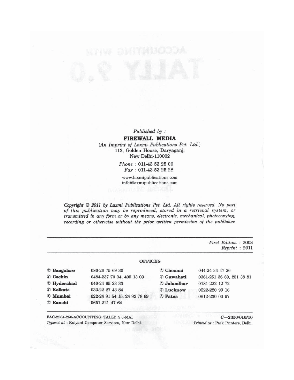 Accounting With Tally 9.0 - Page 3