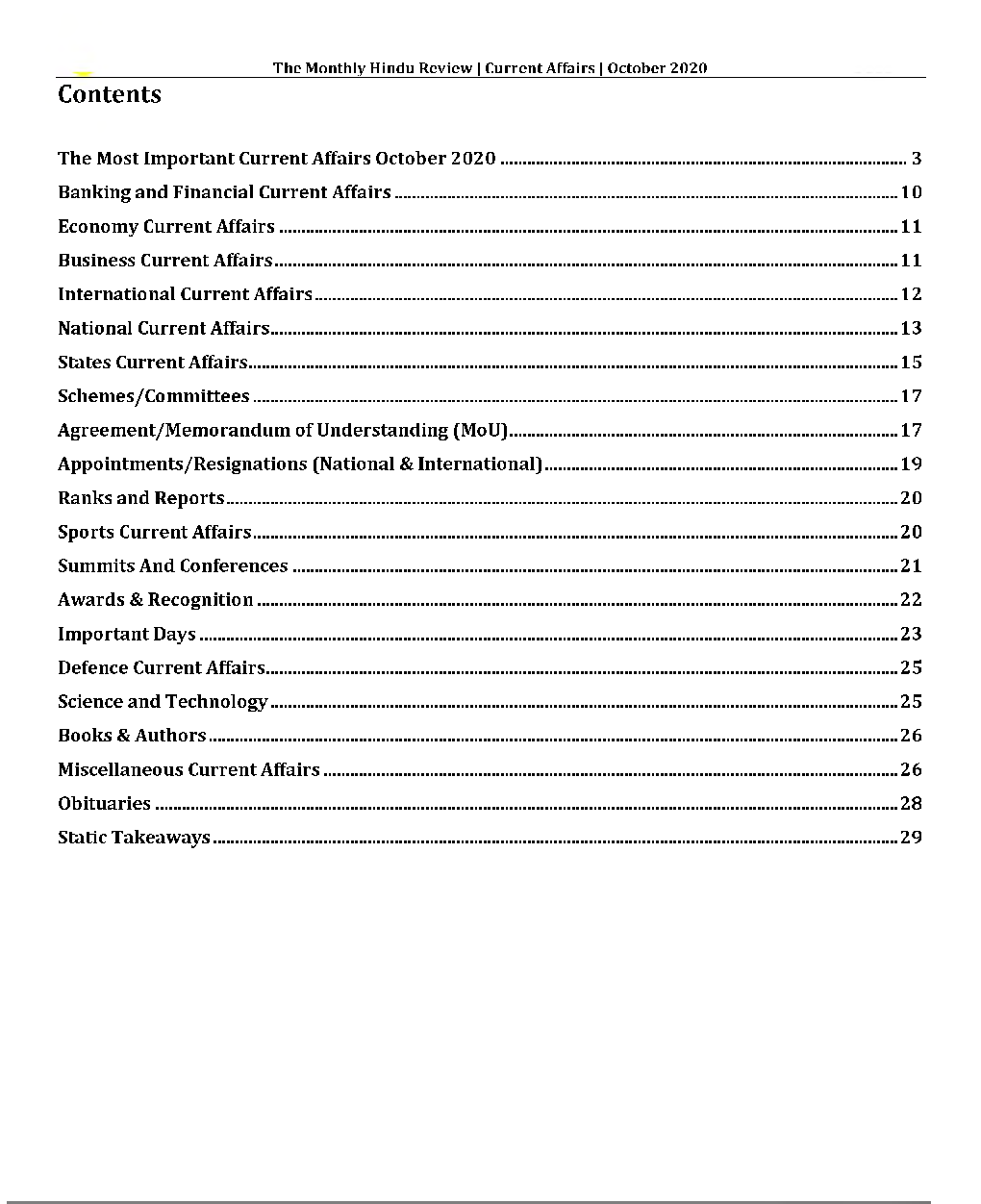 GK And Current Affairs October 2020 In English - Page 2