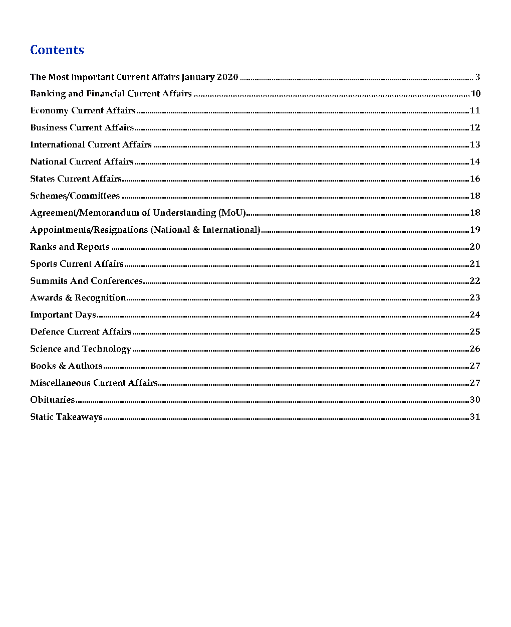 GK And Current Affairs January 2021 In English - Page 2