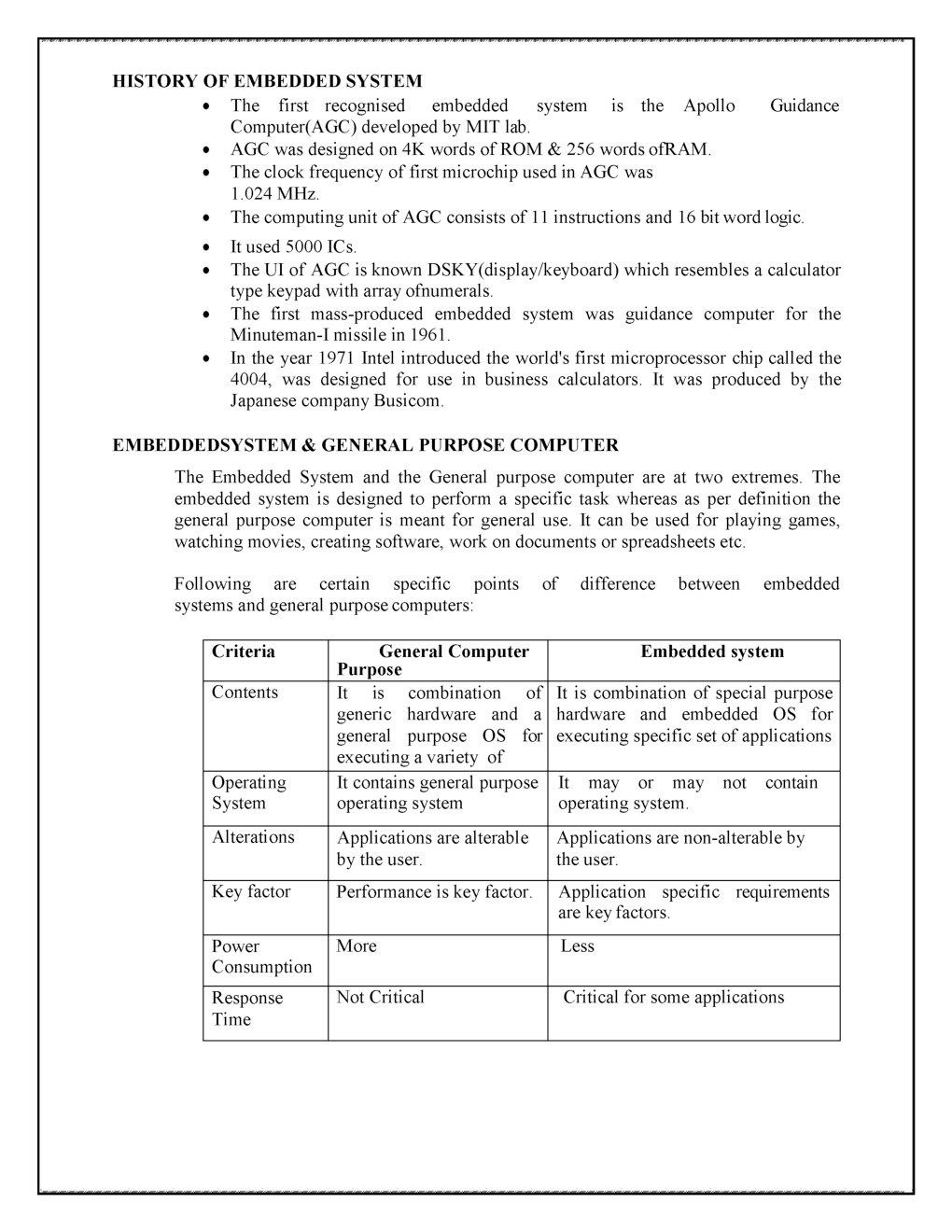 VTU Electronics and Telecommunication Study Material Embedded System - Page 4