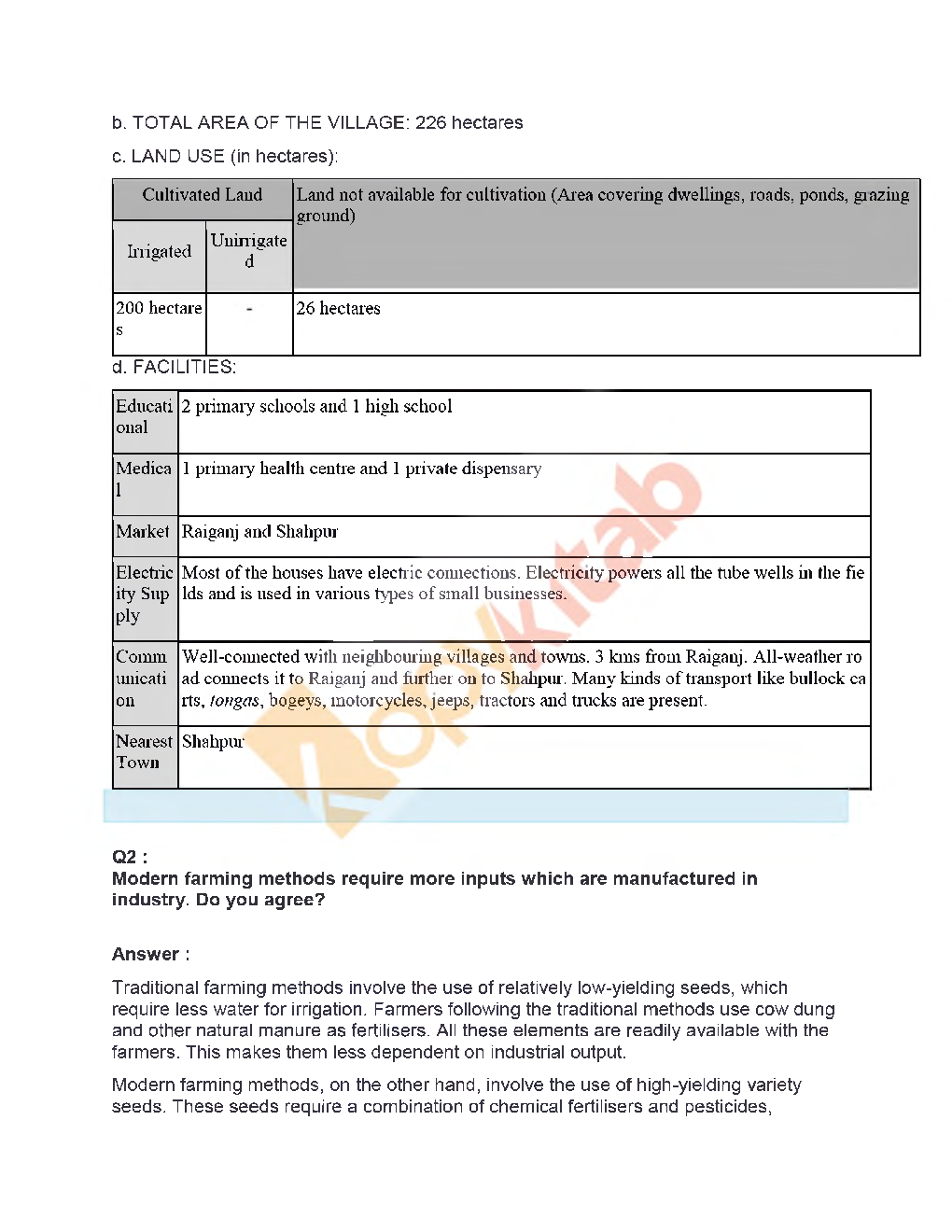NCERT Solution For Class-9 Economics - Page 3