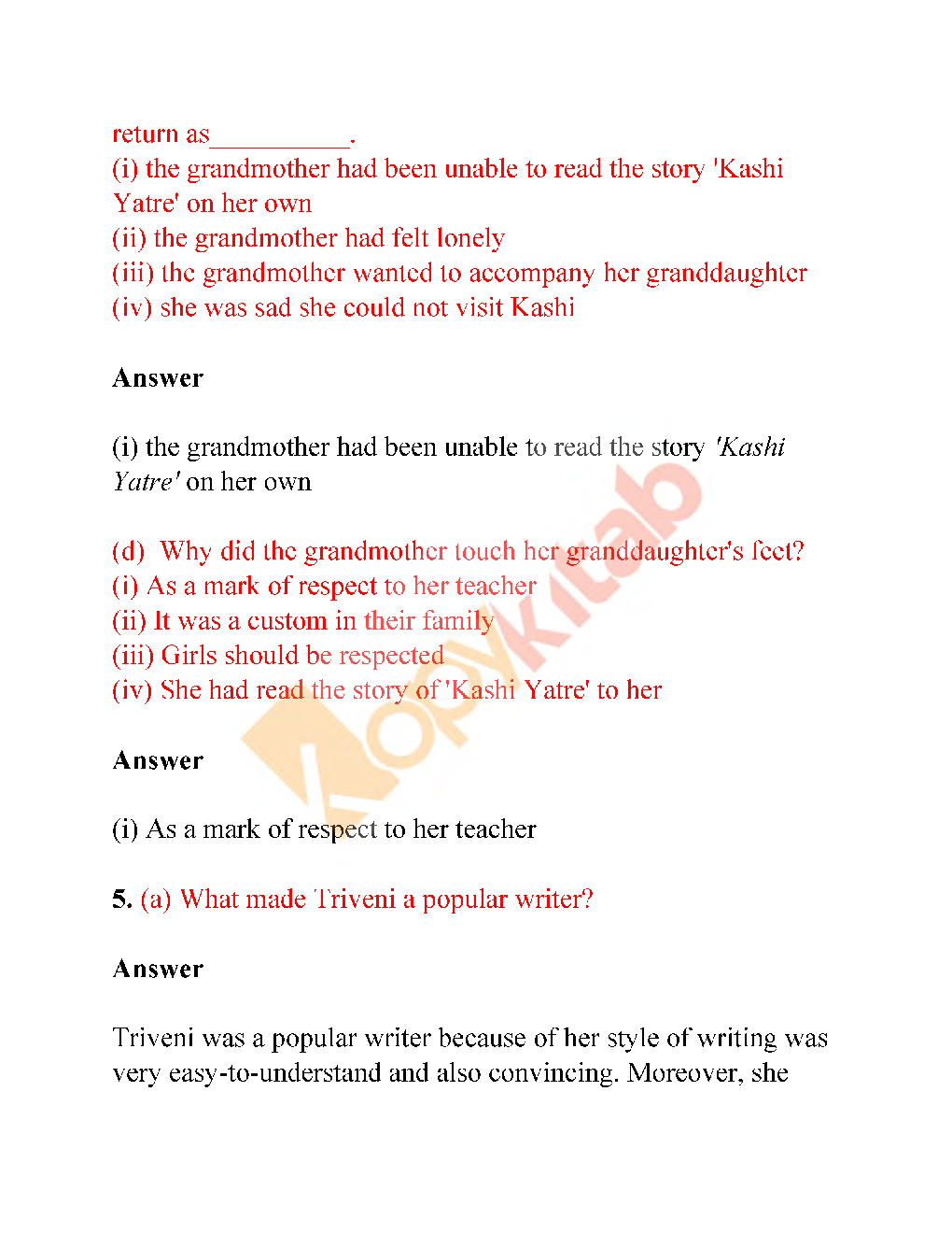 NCERT Solution For Class-9 English Litereture - Page 3
