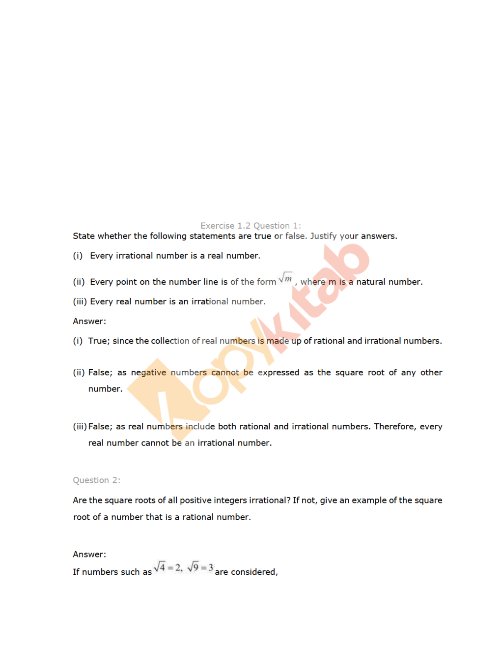 NCERT Solution For Class-9 Maths - Page 4