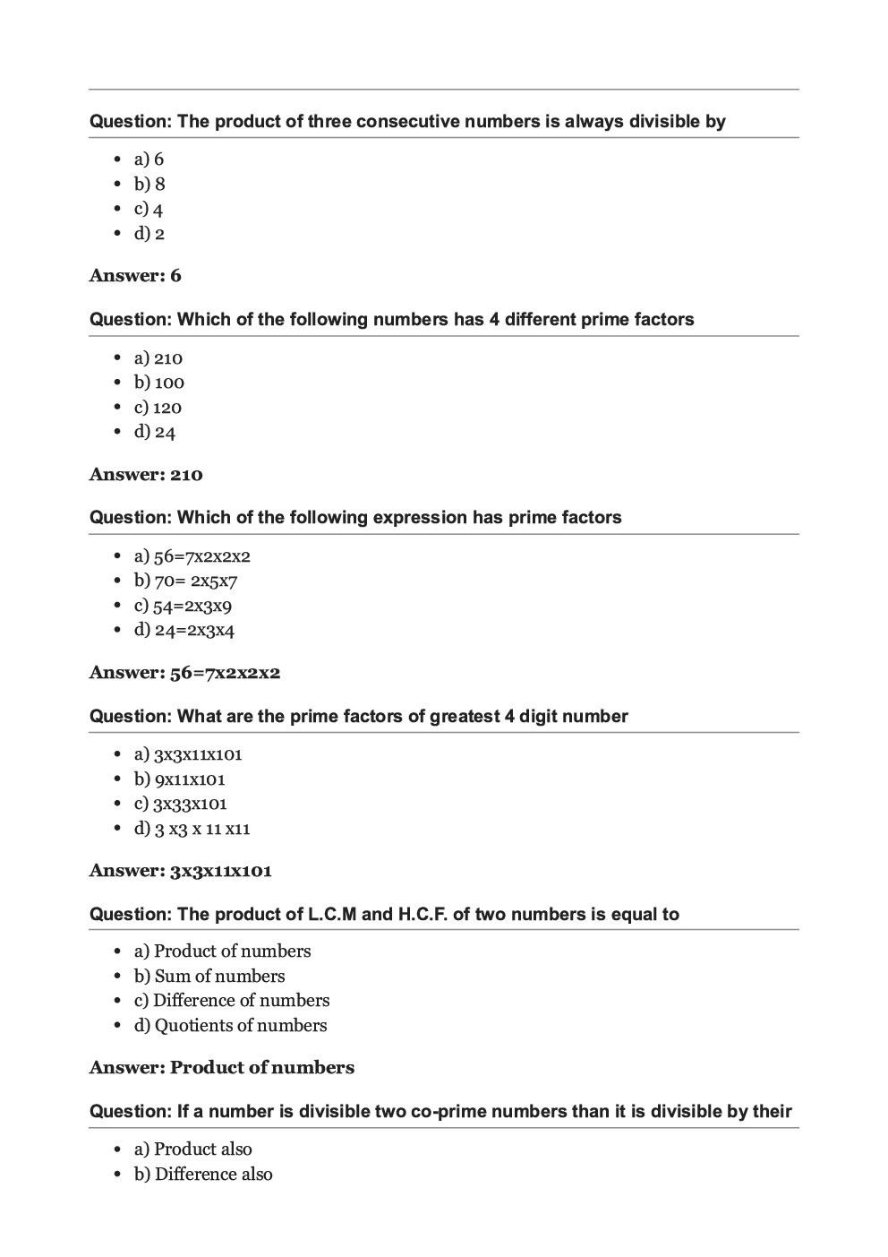 Olympiad Maths Study Material For Class-6 Playing with Numbers - Page 4