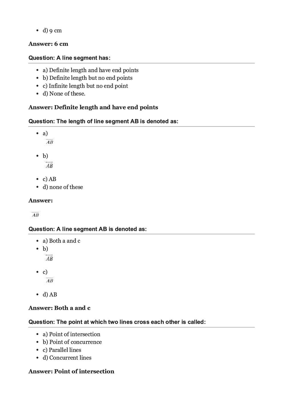 Olympiad Maths Study Material For Class-6 Basic Geometrical Ideas - Page 5