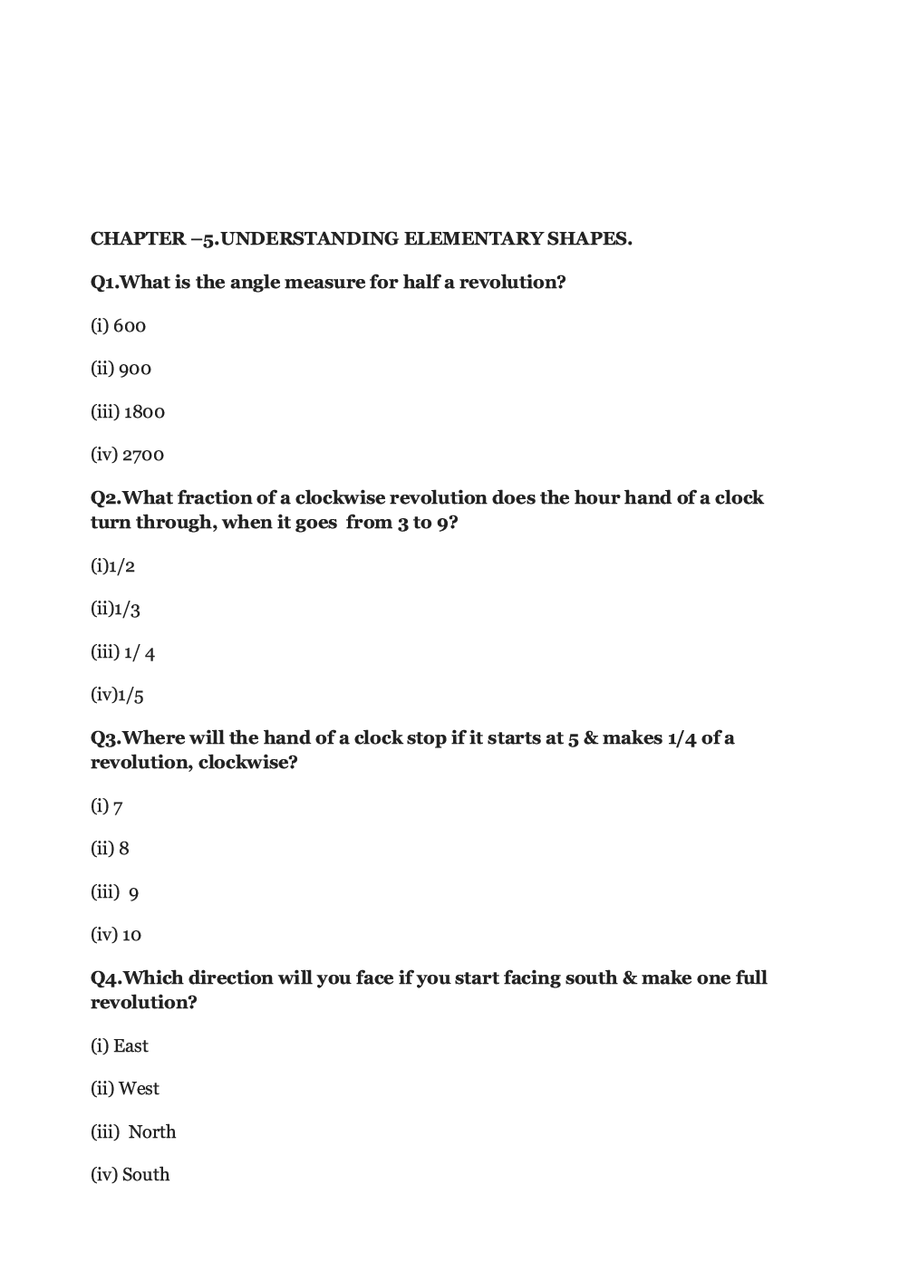 Olympiad Maths Study Material For Class-6 Understanding Elementary Shapes - Page 2