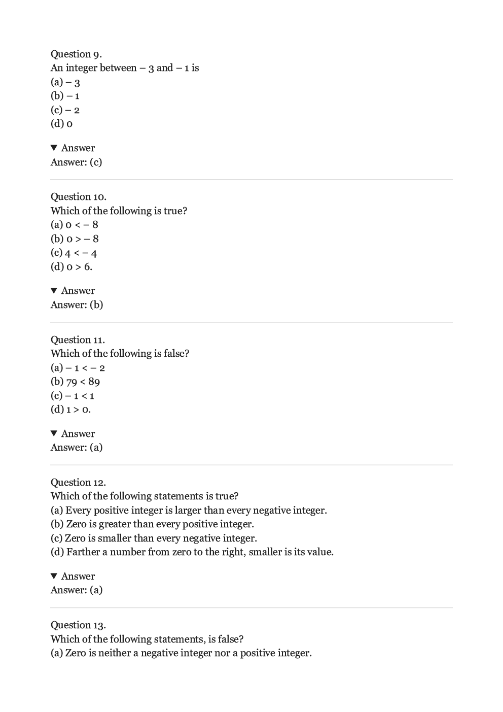 Olympiad Maths Study Material For Class-6 Integers - Page 4
