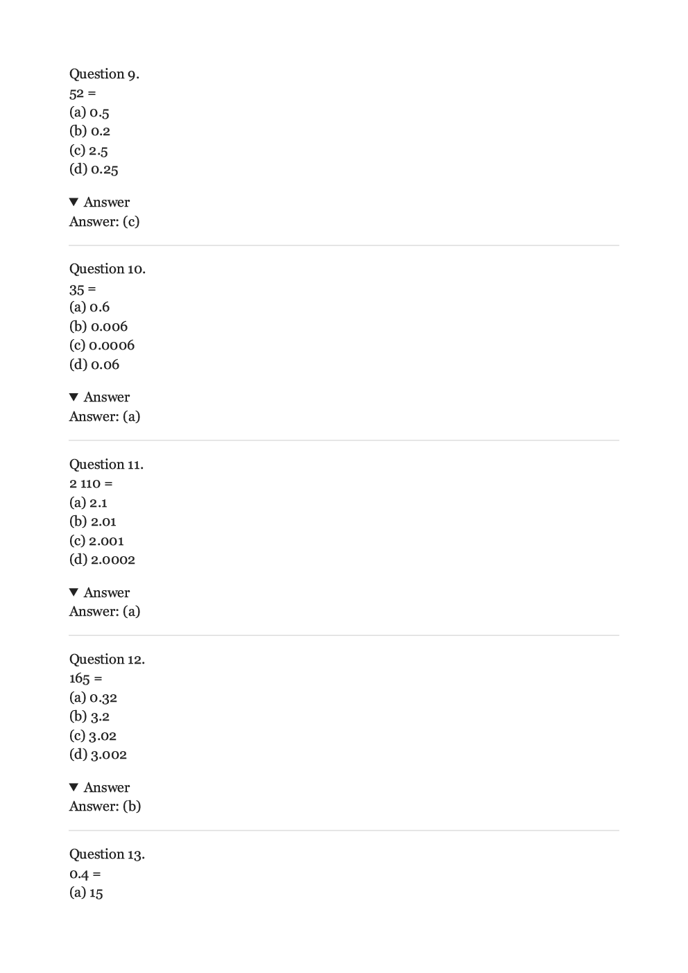 Olympiad Maths Study Material For Class-6 Decimals - Page 4