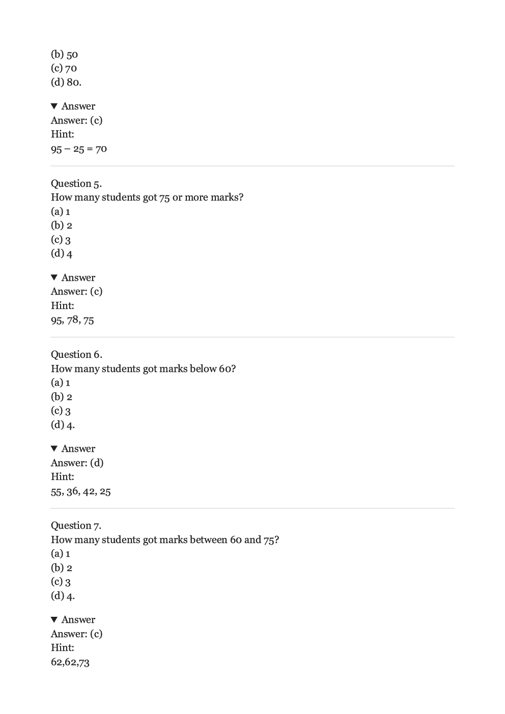 Olympiad Maths Study Material For Class-6 Data Handling - Page 3