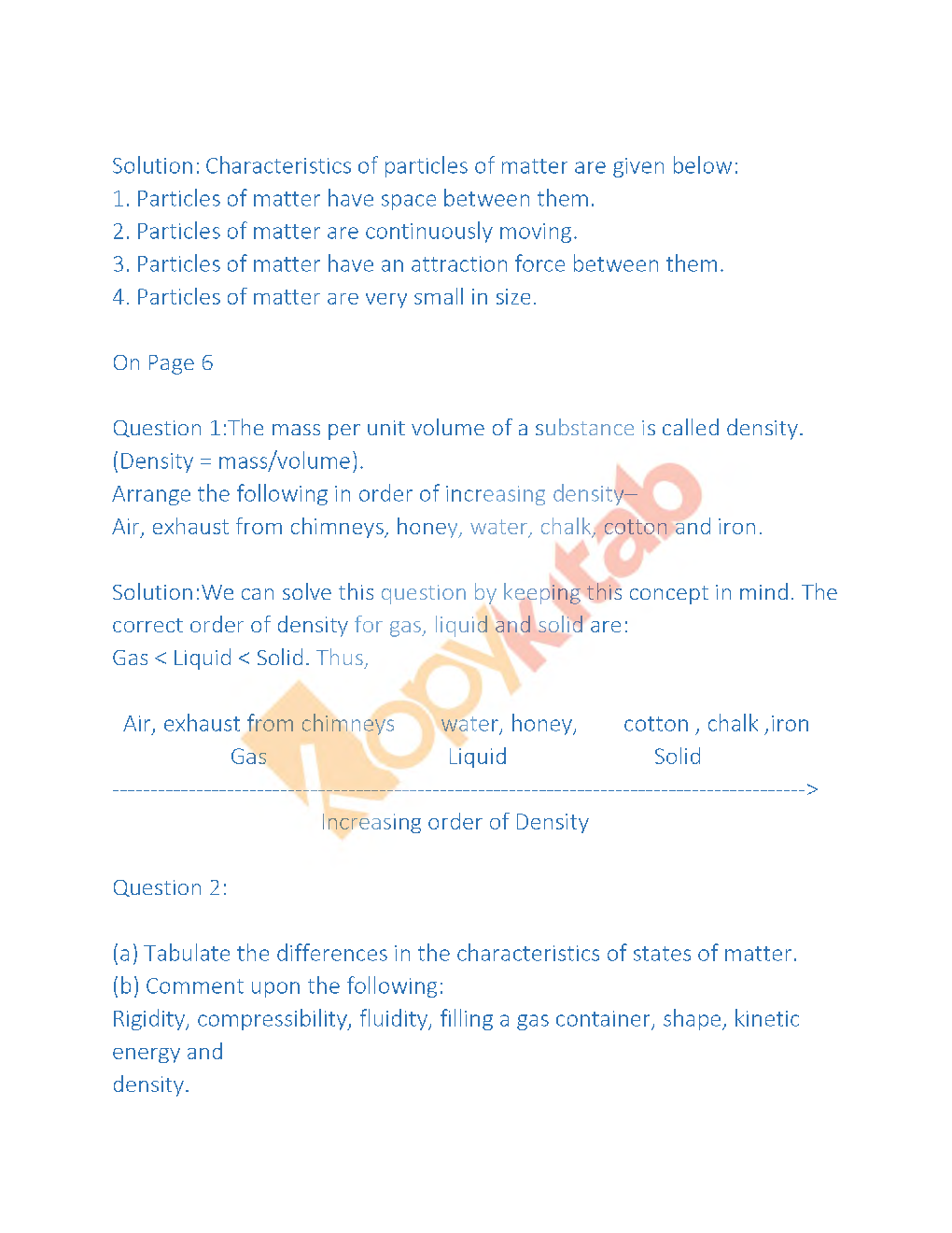 NCERT Solution For Class-9 Science - Page 3