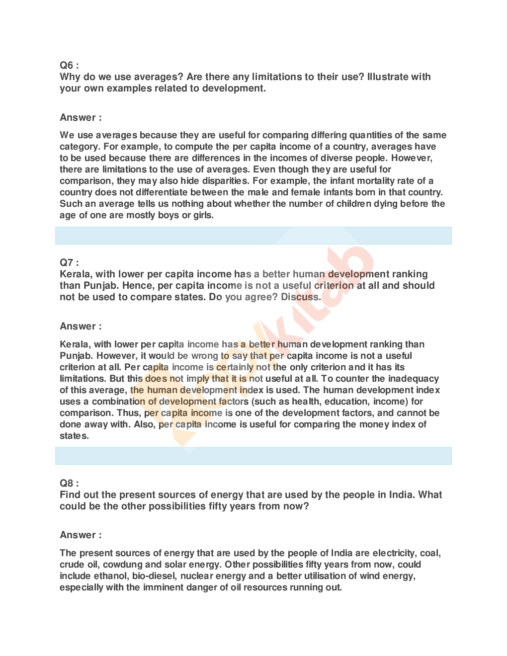 NCERT Solution For Class-10 Economics (Social Science) - Page 4