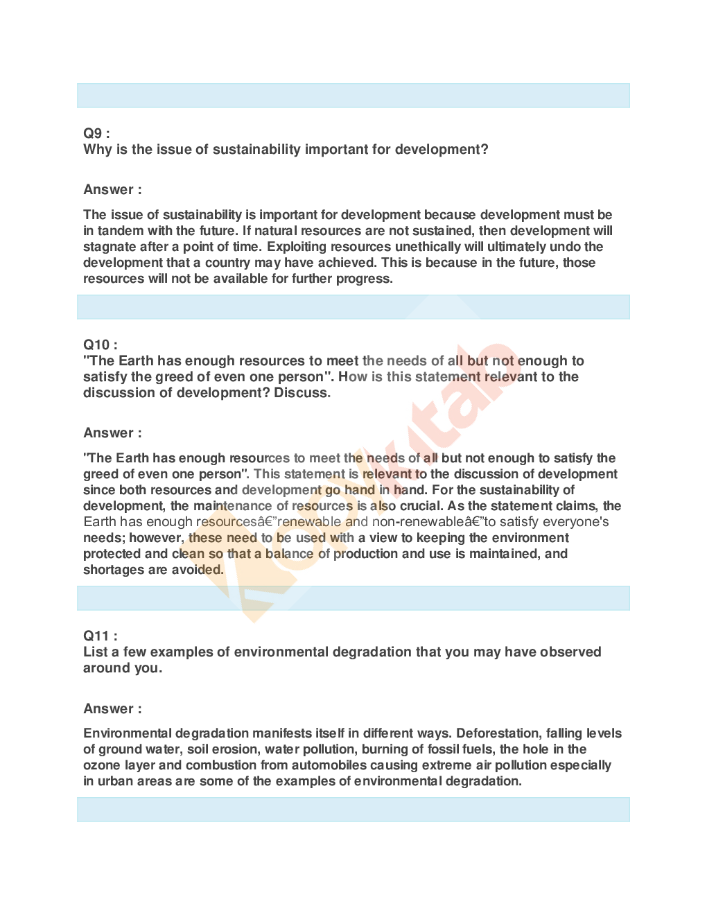 NCERT Solution For Class-10 Economics (Social Science) - Page 5