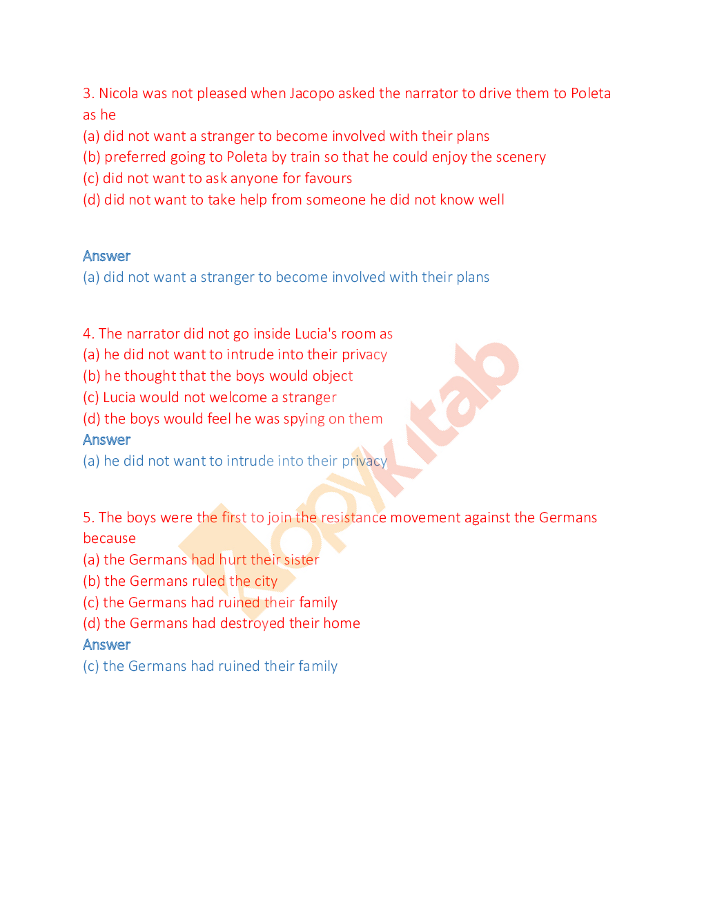 NCERT Solution For Class-10 English Litereture( English) - Page 3