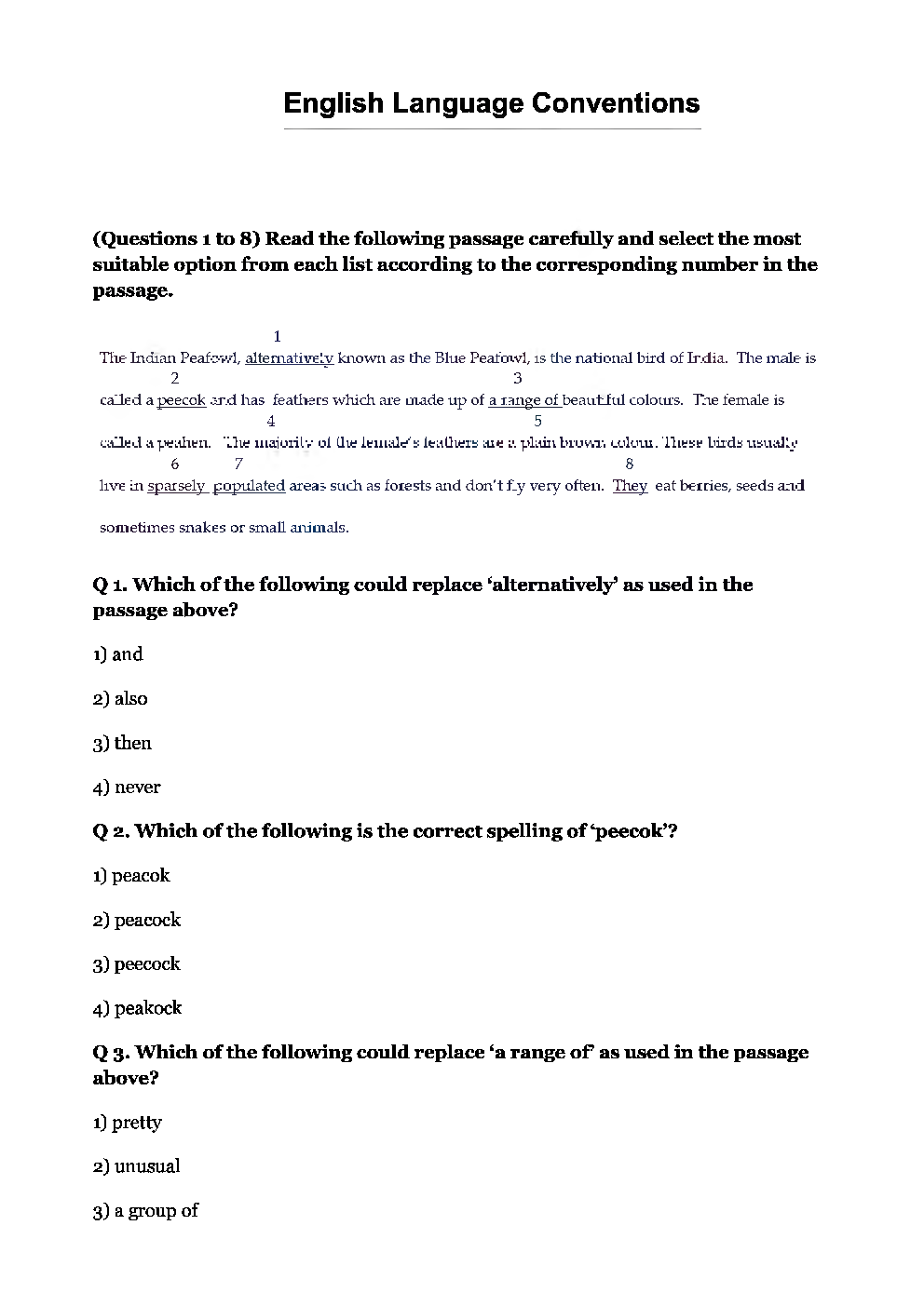 Olympiad Class-8 Topic Wise Notes And MCQs English - Page 4
