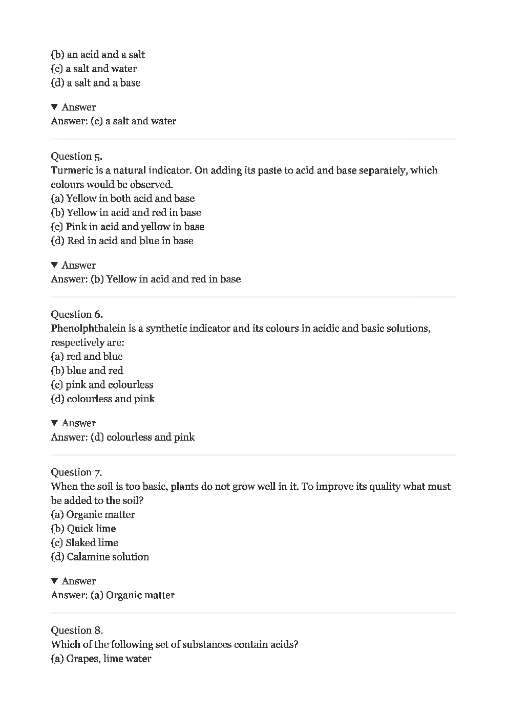 Olympiad Class-7 Topic Wise MCQs Science - Page 5