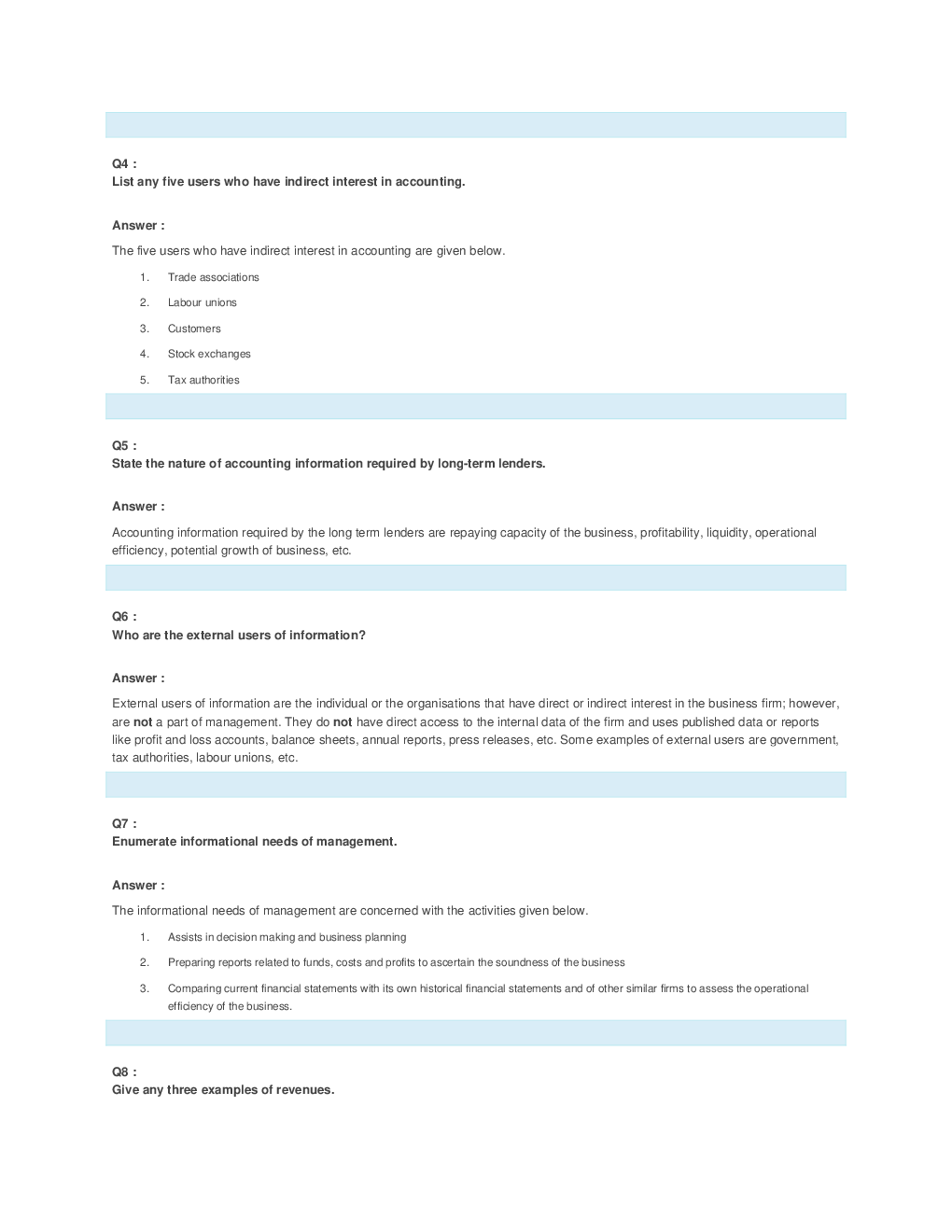 NCERT Solution For Class-11 Account Part-1 - Page 3