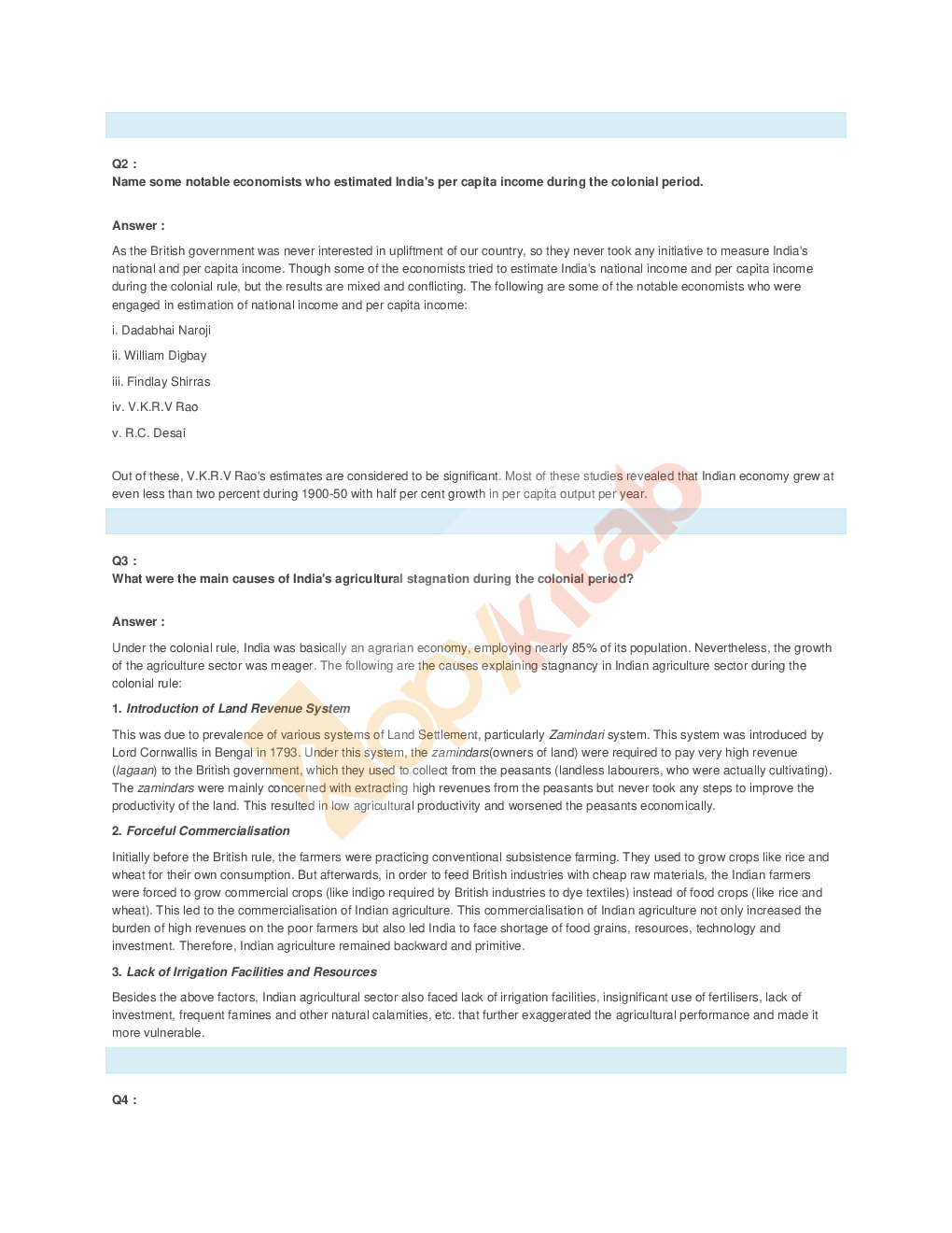 NCERT Solution For Class-11 Economics - Page 3