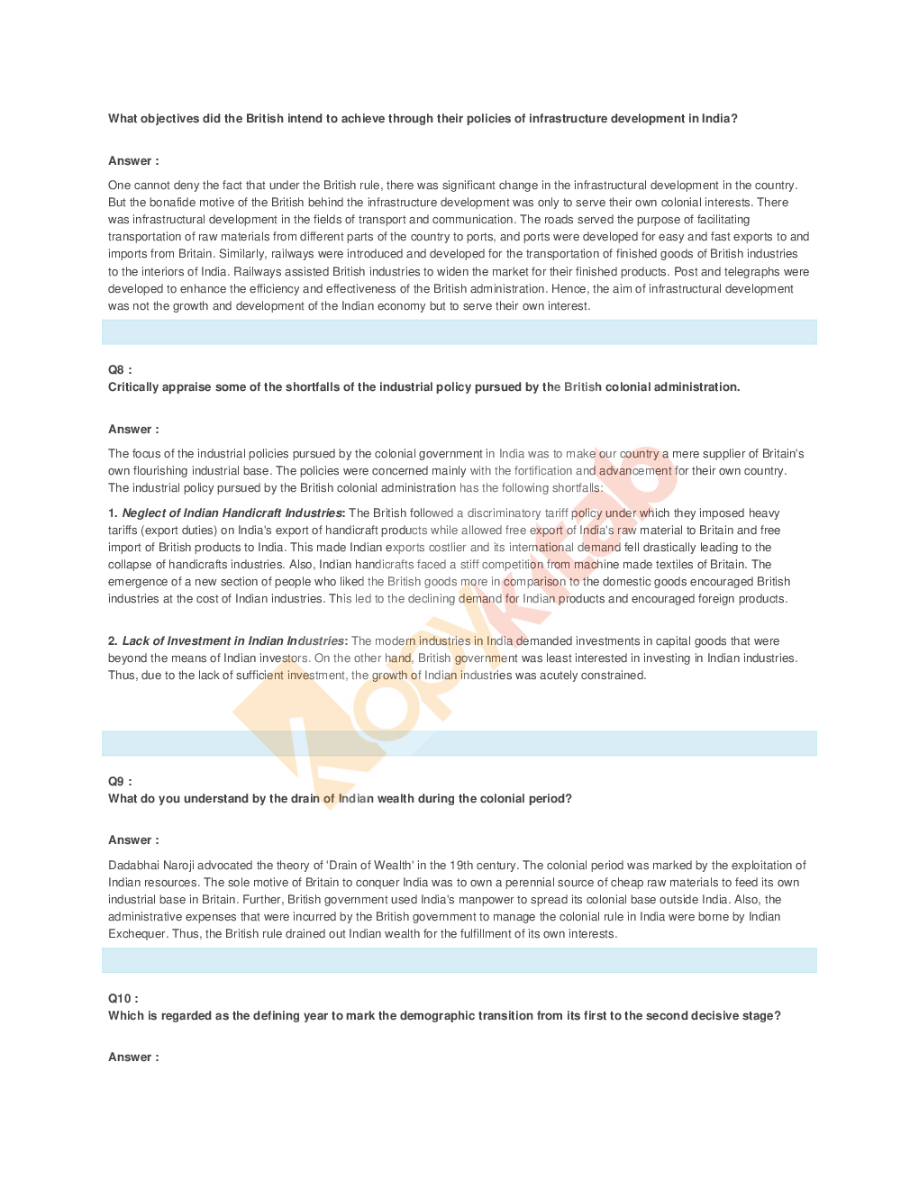 NCERT Solution For Class-11 Economics - Page 5
