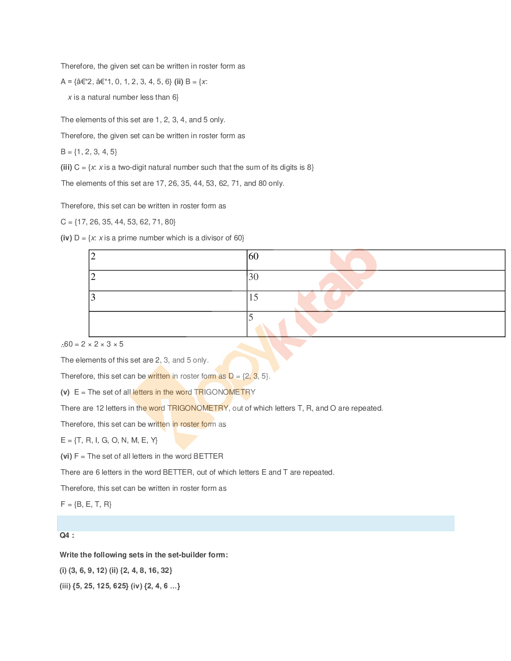 NCERT Solution For Class-11 Maths - Page 4