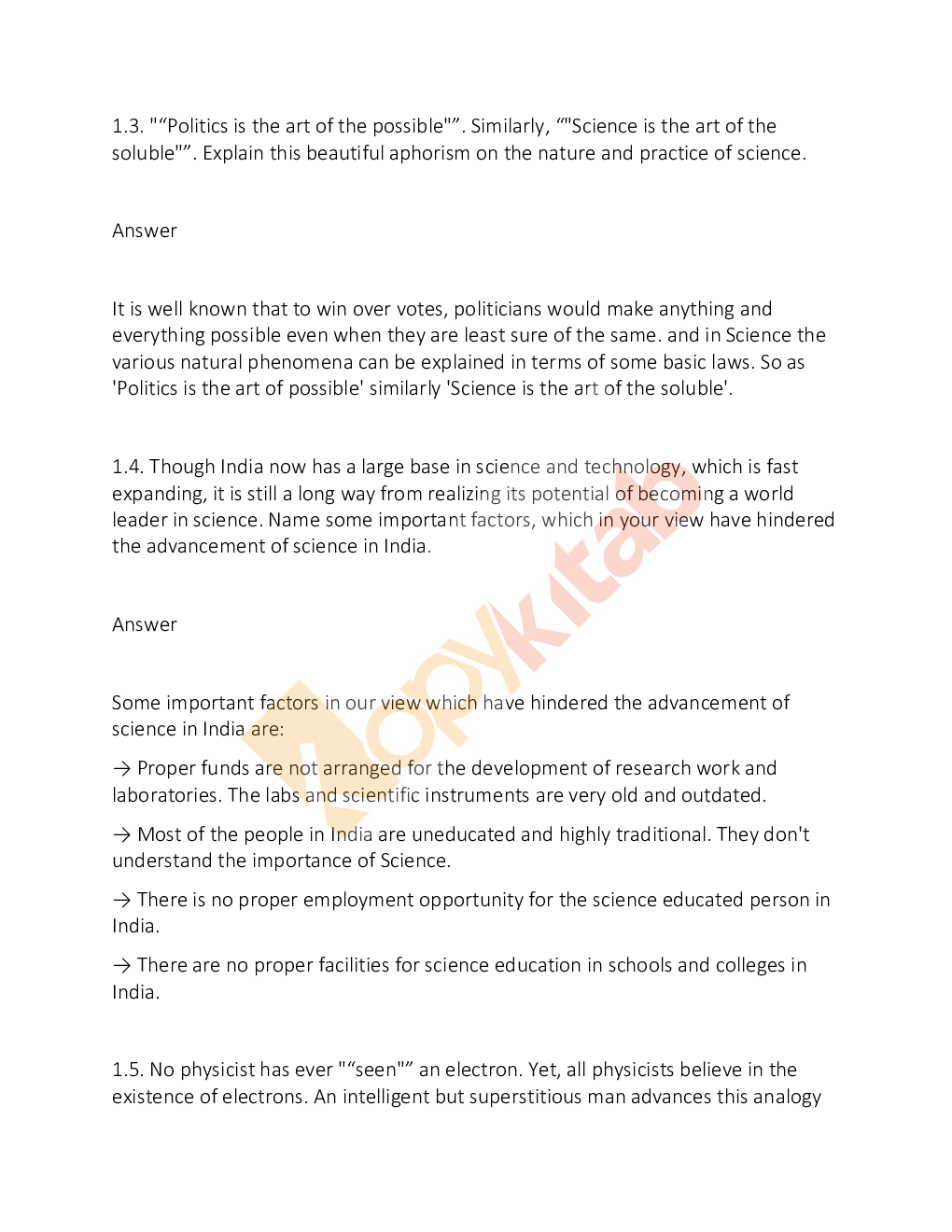 NCERT Solution For Class-11 Physics - Page 3