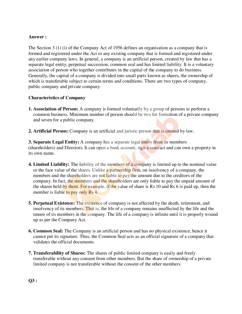 NCERT Solutions For Class 12 Account Part-1 - Page 3