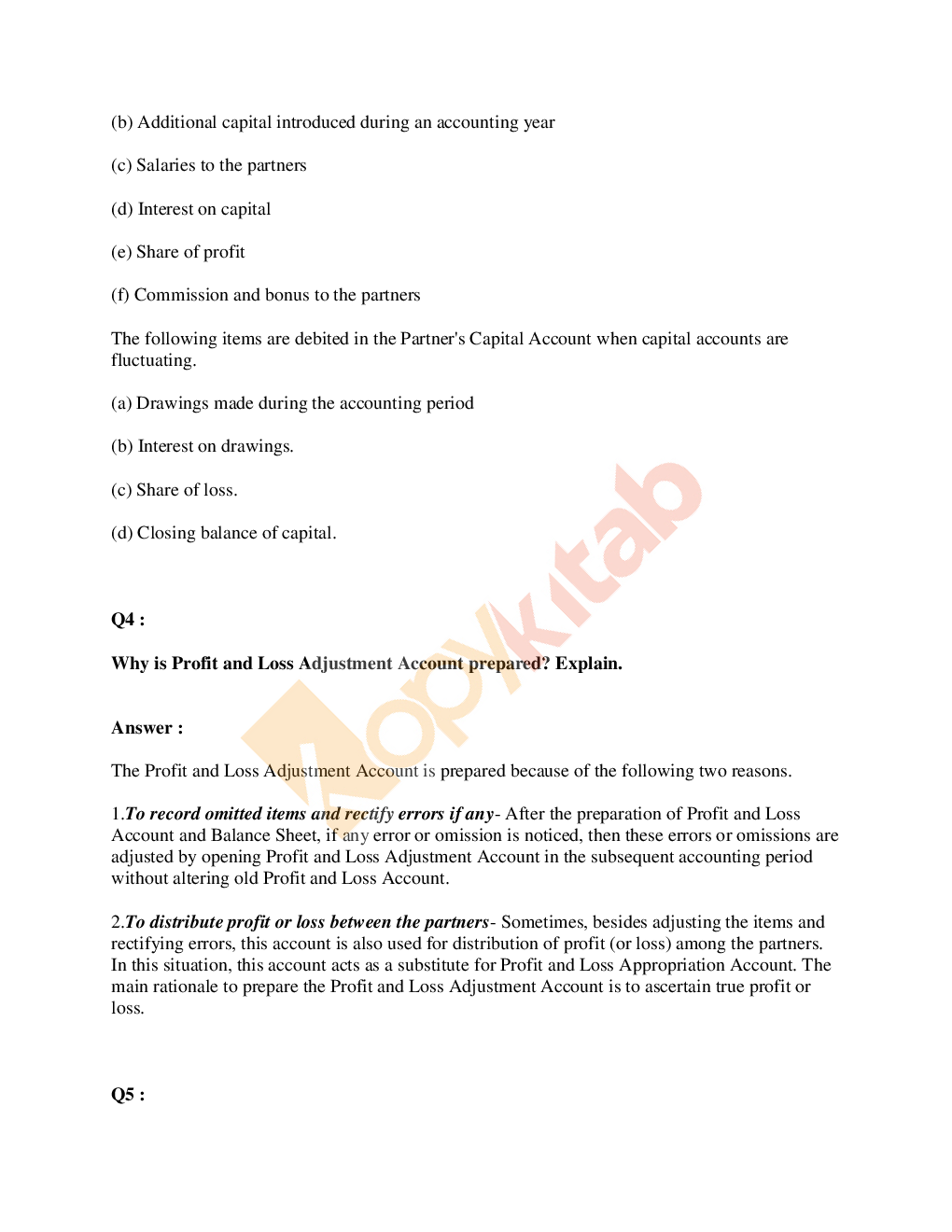 NCERT Solutions For Class-12 Account Part-2 - Page 4