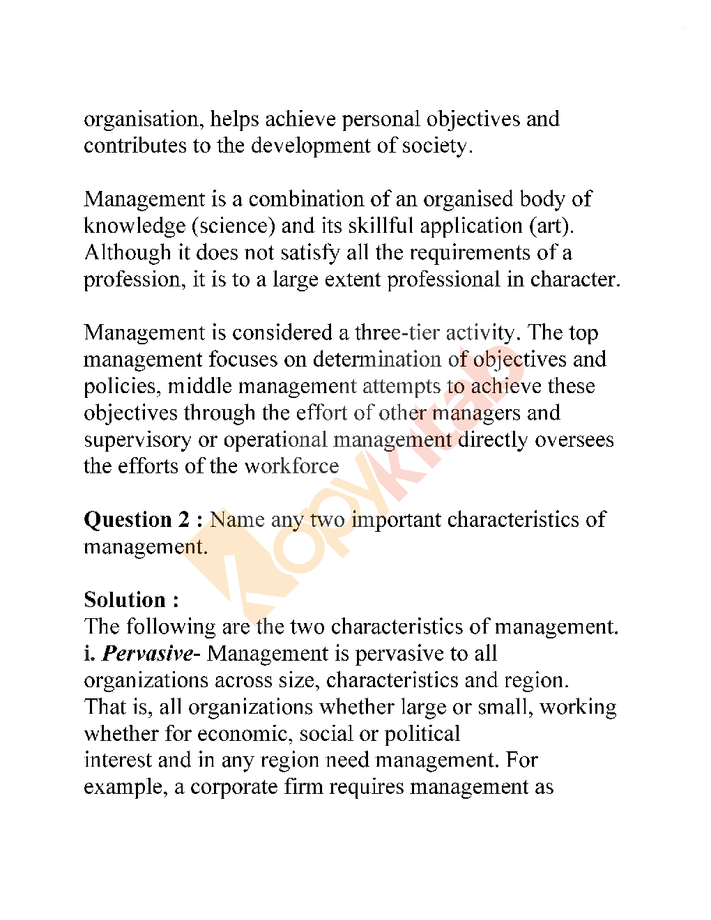 NCERT Solutions For Class-12 Business Studies Part-1 - Page 3