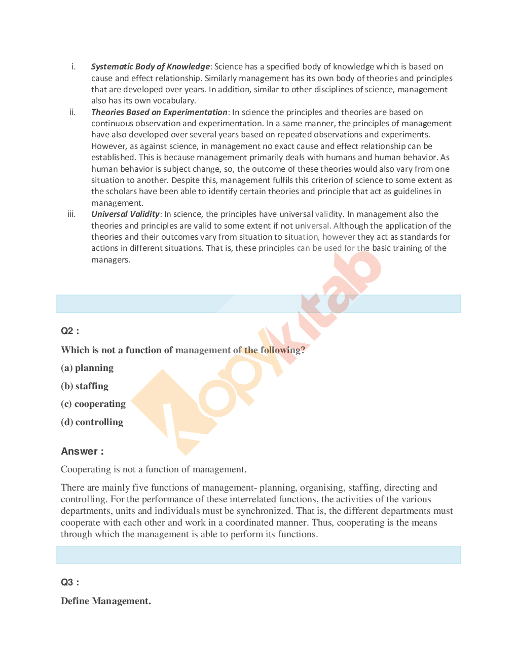 NCERT Solutions For Class-12 Business Studies Part-2 - Page 3