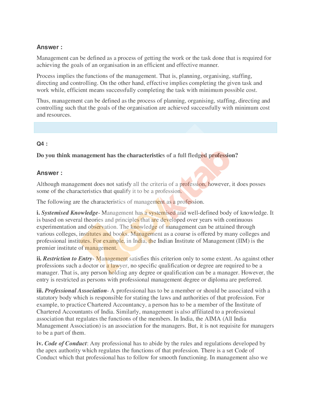 NCERT Solutions For Class-12 Business Studies Part-2 - Page 4