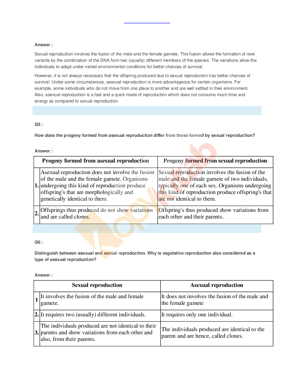 NCERT Solutions For Class-12 Biology - Page 3