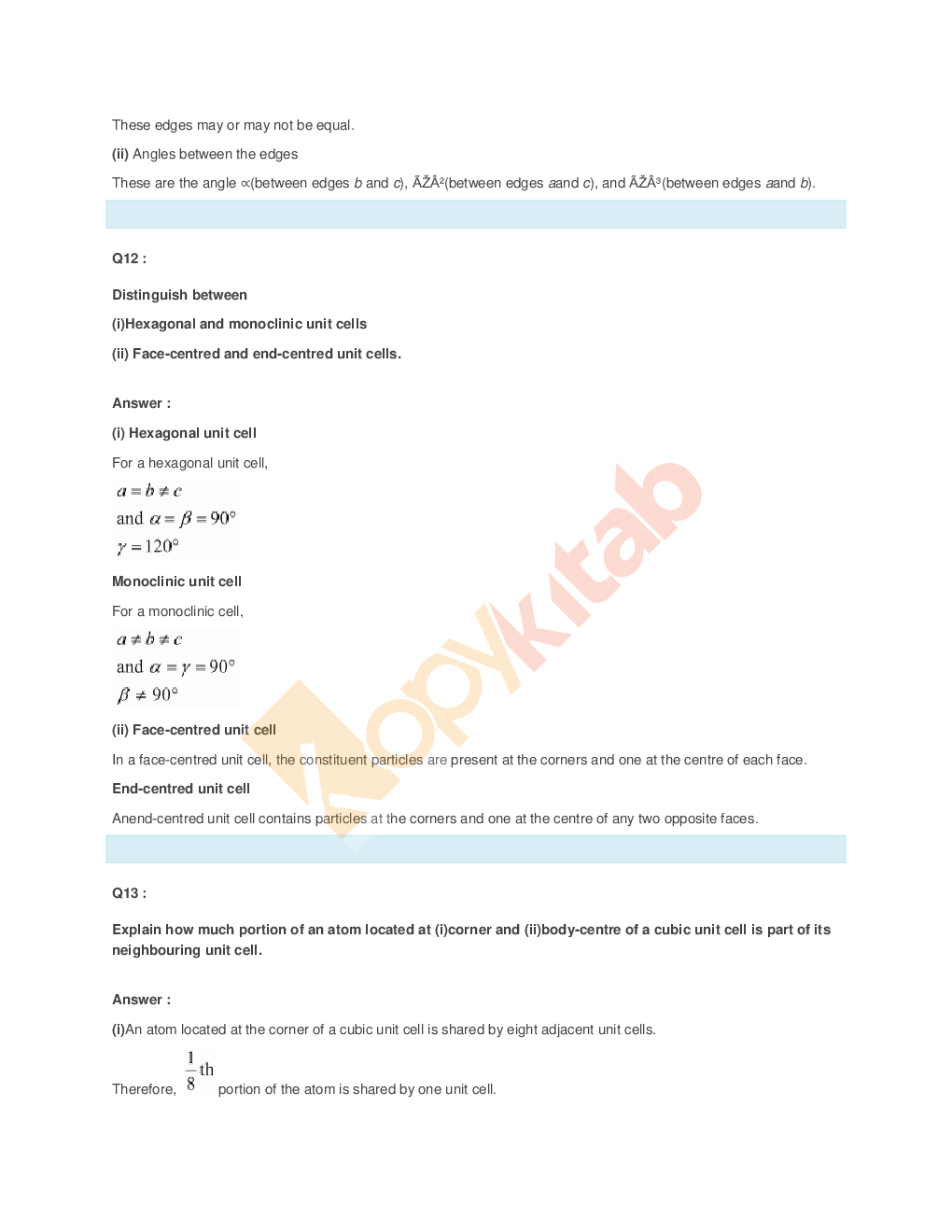 NCERT Solutions For Class-12 Chemistry - Page 5
