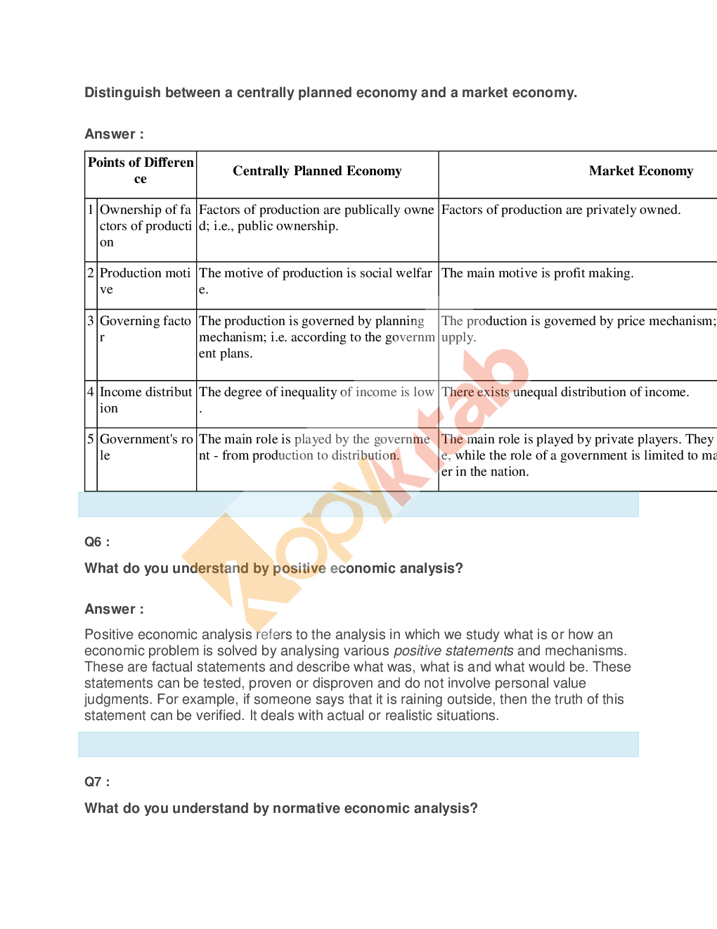 NCERT Solutions For Class-12 Economics Micro - Page 5