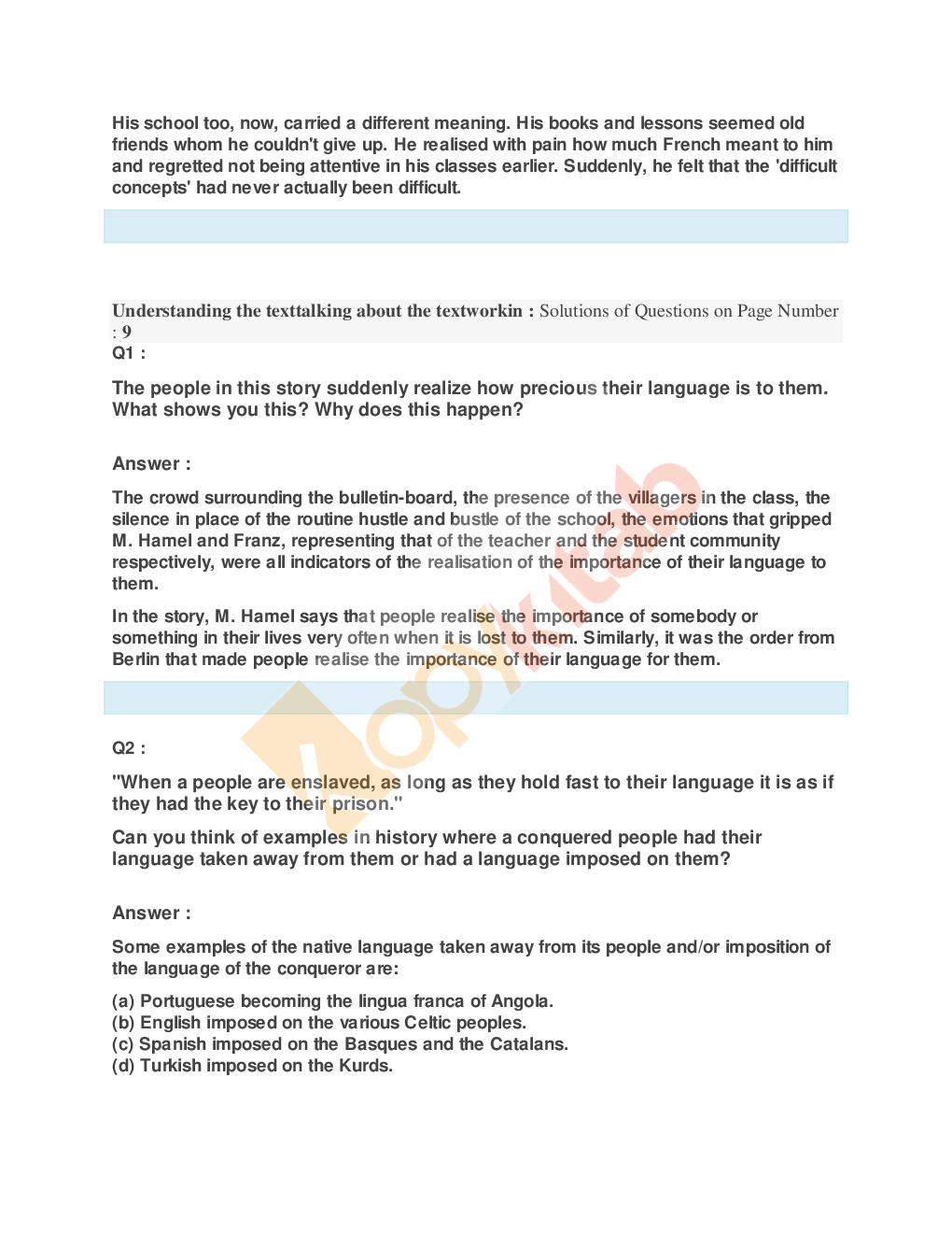NCERT Solutions For Class-12 English Flamingo - Page 4