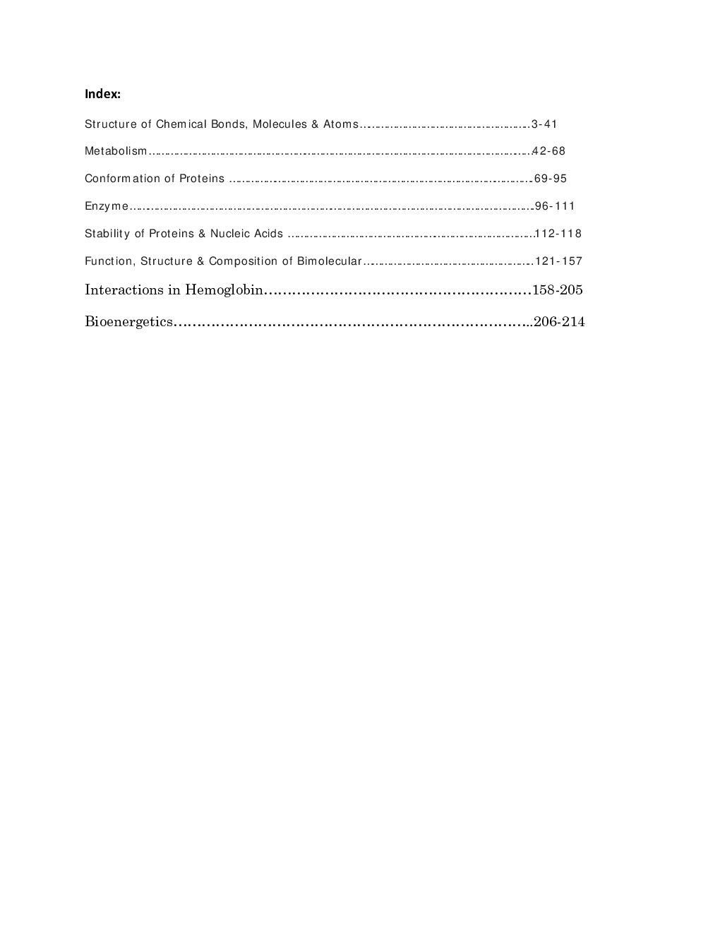 CSIR NET Life Science Study Material Molecules and their Interaction Relevant to Biology - Page 2