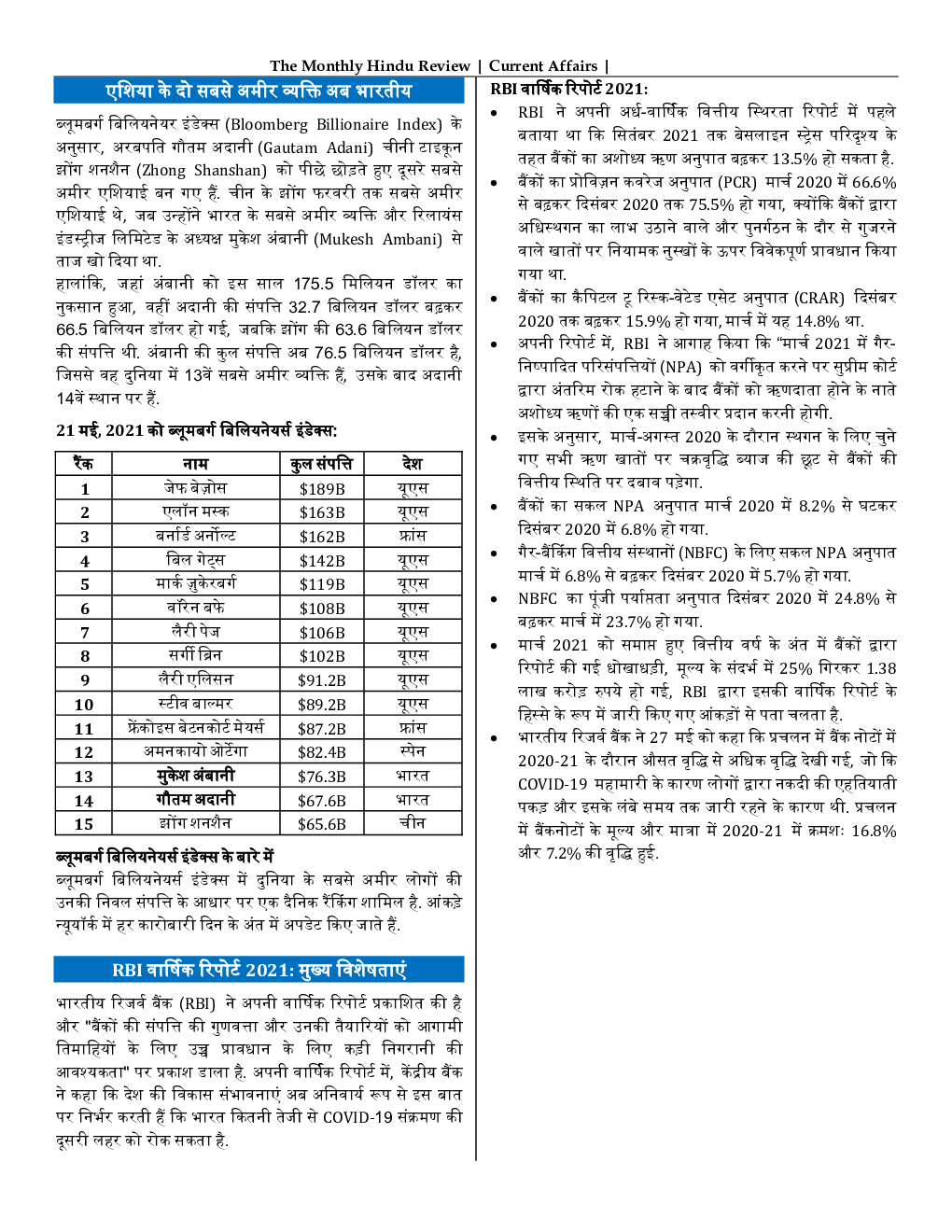 GK And Current Affairs May 2021 In Hindi - Page 4