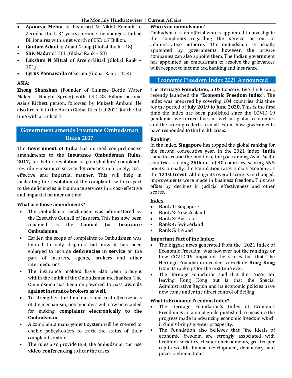 GK And Current Affairs March 2021 In English - Page 3